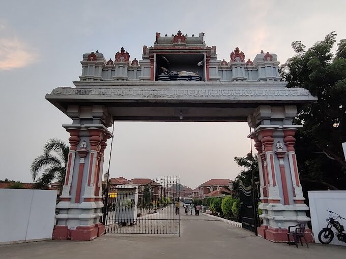 Decorative gopuram-style entrance gate
